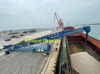 Industrial Mobile Retractable Stacking Conveyor Radial Telescopic Stockpiler