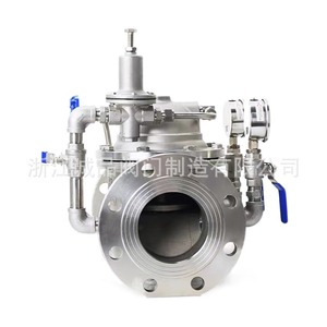 วาล์วลดแรงดันเหล็กหล่อ 200X หรือเหล็กกล้าไร้สนิม (304 316L) สำหรับควบคุมน้ำ - Product Image 5