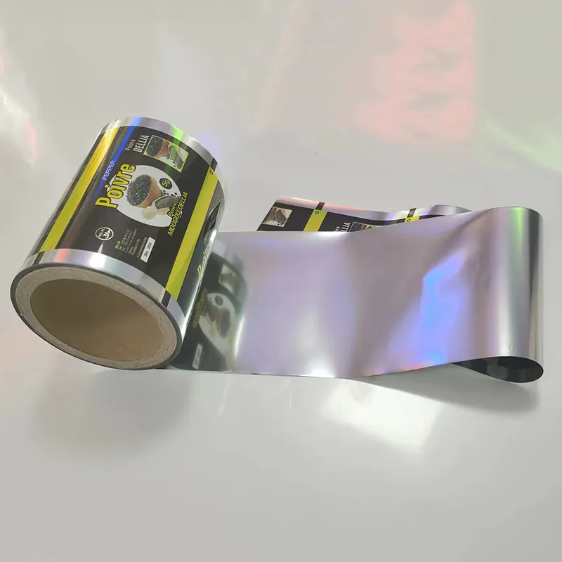 Macchina confezionatrice automatica stampata personalizzata rotolo pellicola flessibile PP PET PE imballaggio alimentare laminazione rotoli di pellicola