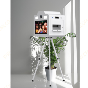 Caja de fotomatón de metal rebrandable con pantalla táctil de 21,5 "para impresión instantánea y uso compartido Listo para negocios de alquiler - Product Image 1