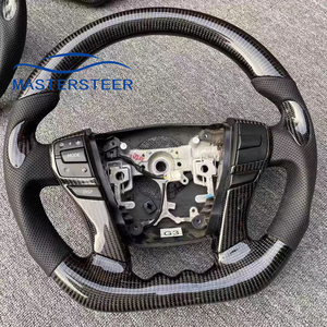 Volant en fibre de carbone Alcantara à fond plat personnalisé pour <span class=keywords><strong>Toyota</strong></span> <span class=keywords><strong>Supra</strong></span> Mk5 - Product Image 3