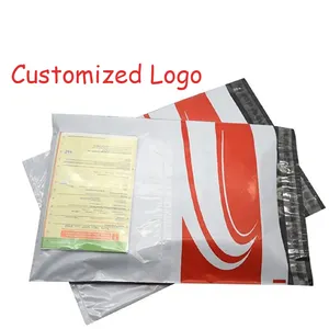 Venda quente Por Atacado Personalizado Impresso Logotipo Poly Mailer com Bolso Plástico Mailing Bag Envio Polymailer Sacos para Vestuário