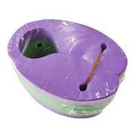 Bouée de piscine flottante en mousse, violet et vert, pour adultes et enfants