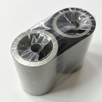 Cinta de Transferencia Térmica TTR de Resina de Cera Premium de 34 mm x 650 m para Impresión de Etiquetas de Códigos de Barras