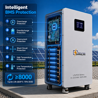 Batterie solaire au lithium LiFePO4 de qualité A 51,2 V 314 Ah pour stockage d'énergie domestique 16 kWh 5 kWh avec BMS intelligent CAN RS485 16 parallèles