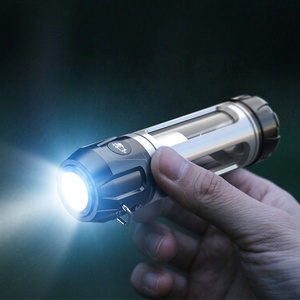Lanterne de camping LED d'extérieur et lampe de poche multi-<span class=keywords><strong>outil</strong></span> avec charge USB luminosité réglable et base magnétique caractéristique étanche - Product Image 1