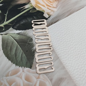 Accesorios para Sujetadores al por Mayor del Fabricante: Hebillas Deslizantes, Anillas para Sujetador, Ganchos en Forma de 9, Tamaños y Colores Personalizables, Logotipo Personalizado - Product Image 2