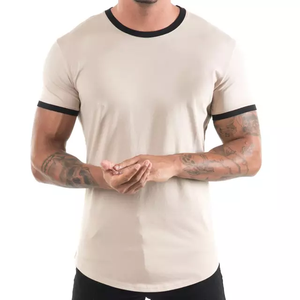 T-shirt de sport personnalisé pour homme, respirant, en jersey tricoté, effet délavé, vente en gros - Product Image 5