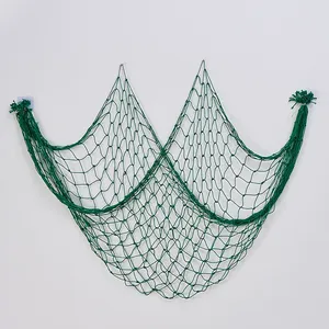 Filet décoratif créatif pour photos, à suspendre aux murs, style méditerranéen, en coton et lin épais, filet en coquillages - Product Image 2