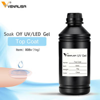 VENALISA UV GEL 1KG Base Coat Peel-Off Sans Résidu Longue Tenue Vernis Gel Trempé OEM Vrac 1000ml Émail