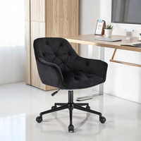 Chaise de bureau ergonomique moderne et commerciale avec rotation à 360 degrés, réglage en hauteur et inclinaison pour les réunions de bureau et les études
