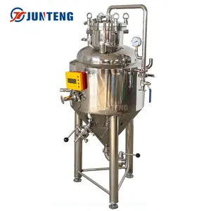 Beer Fermenting Equipment 200L Stainless Steel Beer Jacketed Wall Conical Fermentation Tank