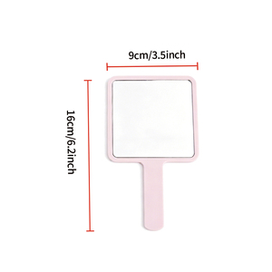 Espejo de Mano Cuadrado Portátil para Belleza y Cuidado de la Piel, Venta Directa de Fábrica 2026, con Logotipo Impreso, Ideal para Regalo - Product Image 5