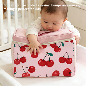 Caja de Almacenamiento Plegable Impermeable Personalizada de Gran Capacidad <span class=keywords><strong>para</strong></span> Bebés, Organizador de Tela con Patrón Lindo, Bolsa de Almacenamiento Plegable <span class=keywords><strong>para</strong></span> Guardería - Product Image 1