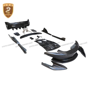 Kit carrosserie complet en fibre de carbone 600LT avec embouts d'échappement et jupes latérales pour McLaren 540C 570S 570GT - Product Image 1
