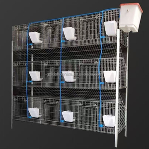 YYC Ensemble complet galvanisé à chaud sans fumier nettoyage lapin élevage ferme lapin Cage - Product Image 4