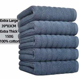 Pure Label Guest <b>Towel</b> 6-Pack 30x50cm Made 100% Cotton Absorbent <b>Quick</b>-<b>Drying</b> Soft Hanging Loop Oeko-TEX Certified Anthracite - Product Image 3