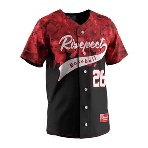 Newest Fashion Breathable <b>Hip</b>-hop t Shirts Designs College Uniforms Youth Baseball Jersey - Product Image 5