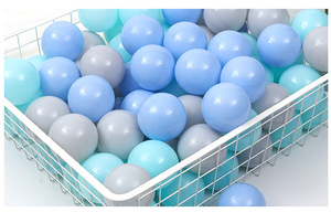 Balles de piscine en plastique multicolores amusantes et douces pour bébés, vente en gros - Product Image 5