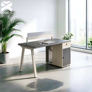 Scrivania da Ufficio Moderna Ergonomica Personalizzabile in Colore e Dimensioni, Postazione di Lavoro Open <span class=keywords><strong>Space</strong></span> per 2/4/8 Persone - Product Image 1