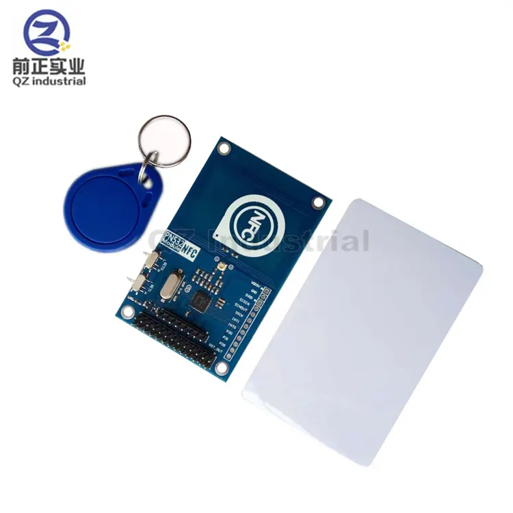 QZ 산업 고품질 Arduino 13.56MHz PN532 NFC 정밀 RFID Ic 카드 리더 모듈 Ardu 라즈베리 파이