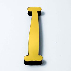 Letras Inglesas en Itálico de 10 cm, Acrílicas, Impresas con UV, Ecológicas, Alfabeto 3D con Efecto Espejo, Adhesivo Decorativo para Pared, Caracteres de Amor, Decoración del Hogar - Product Image 3