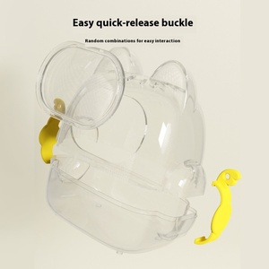 Cage de Hamster Portable transporteur de voyage pour Hamster nain hérisson syrien sucre planeur Rat petit Animal fournitures pour animaux de compagnie maison Habitat - Product Image 5