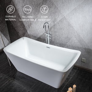 <span class=keywords><strong>Baignoire</strong></span> de trempage libre résistante aux taches en <span class=keywords><strong>acrylique</strong></span> de couleur personnalisée confortable OEM ODM - Product Image 4