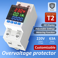 Relais de protection intelligent Baiwei à réinitialisation automatique, réglable en tension et en courant, avec récupération automatique, 63A