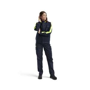 BLAKLADER - 444318328633XS Veste Industry stretch pour femme Bleu marine foncé/Jaune-VESTES DE TRAVAIL EAN 7330509893593 - Product Image 3
