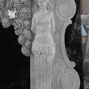 पश्चिमी शैली की फैक्टरी थोक सफेद संगमरमर की मूर्ति फिकेट मैटल - Product Image 5