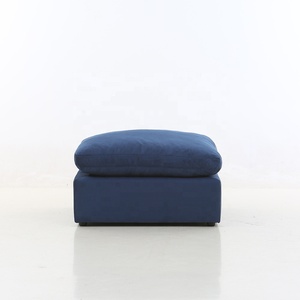 Canapé modulable <span class=keywords><strong>2</strong></span> places en tissu résistant aux griffes de chat bleu marine pour salon - Product Image 6