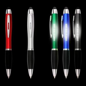 Bolígrafo Personalizado X930-1 con Logotipo Láser LED, de Plástico, con Banner Promocional de Marca, Tacto Suave, para Regalo - Product Image 2