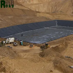 100% bakire su geçirmez yaşlanma direnci ile HDPE LDPE EVA geomembran baraj gölet Liner kanal göl kapağı için