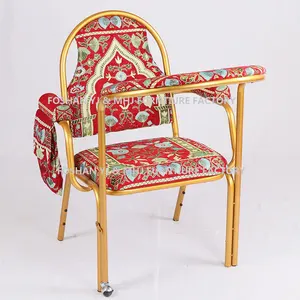 可堆叠金属红毯祈祷穆斯林椅子扶手椅用于教堂