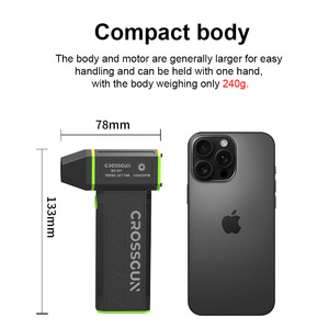 Souffleur à <span class=keywords><strong>air</strong></span> portable CROSSCUN BS-X31 120000RPM, pression du vent de 150g, dépoussiéreur 4-en-1, batterie 5000mAh pour <span class=keywords><strong>air</strong></span> <span class=keywords><strong>comprimé</strong></span> - Product Image 4