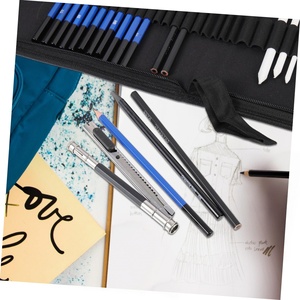 Customized 50psc Sketching <b>Drawing</b> Kit Art Pencil Set Graphite Pencil Eraser Professional <b>Drawing</b> Accessory School Sketch Pencil - Product Image 4