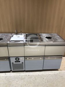 Bar à cocktails mobile pour camion, pour mariages, avec stockage de glace, en acier inoxydable - Product Image 3