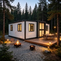 Maison modulaire de luxe extensible en conteneur pour une vie de villégiature