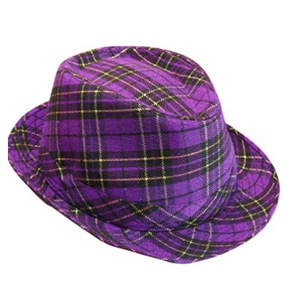 Chapeau en peluche HLC Mardi Gras, accessoire de costume, chapeau <span class=keywords><strong>d</strong></span>'<span class=keywords><strong>arlequin</strong></span> Fedra, chapeau de jazz pour <span class=keywords><strong>le</strong></span> <span class=keywords><strong>carnaval</strong></span>, <span class=keywords><strong>le</strong></span> cirque, la mascarade, les spectacles sur scène - Product Image 3