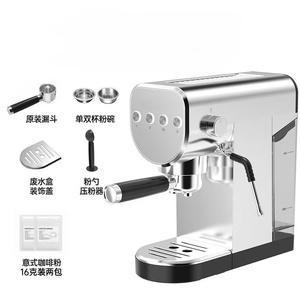 เครื่องชงกาแฟเอสเพรสโซ่กึ่งอัตโนมัติ CAFELFFE 2025  ทำจากสแตนเลส สำหรับใช้ในบ้าน/โรงแรม ชงคาปูชิโน่ ลาเต้ - Product Image 4