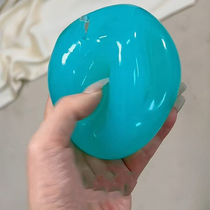 Vente en gros de maltose gelée bleu pomme Squishy jouet-doux portable soulagement du stress créatif <span class=keywords><strong>presser</strong></span> cadeau pour enfants adultes - Product Image 3