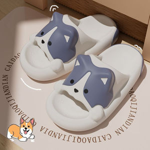 Mignon <span class=keywords><strong>chien</strong></span> Corgi fille été mignon en plein air léger doux confortable salle <span class=keywords><strong>de</strong></span> bain intérieure pantoufles antidérapantes - Product Image 6