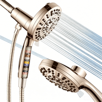 Pommeau de Douche Magnétique Haute Pression 2-en-1 Auto-Nettoyant et Filtrant, 10 Modes de Jet, Anti-Colmatage, Personnalisable OEM pour Salle de Bain