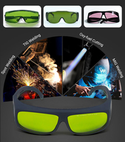 Lunettes de protection laser DMK T3D8 pour soudeurs, nettoyeurs et opérateurs de découpe