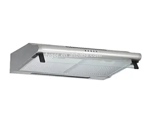 Under cabinet copper motor kitchen air exhaust slim range hood