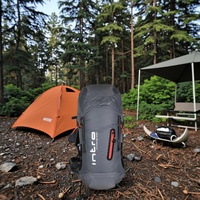 Sac à dos de randonnée grande capacité 50L + 5L de capacité extensible, sacs d'alpinisme durables en nylon 420D avec fermeture à loquet