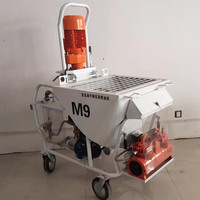 Ucarry Machine à projeter le plâtre mural automatique, pour mortier sec pré-mélangé et plâtre de gypse, 60M, avec pompe et moteur