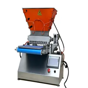 Vendita calda semi automatico piccolo tavolo laboratorio gelatina di frutta caramelle morbide e macchine per la produzione di cioccolato con il miglior prezzo