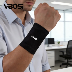 VBOSi 1 Stück Handgelenkbandage, Leichte Elastische Gestrickte Handgelenkstütze für Arbeit, Tippen, Fitness-Training, Gym, Damen und Herren - Product Image 1
